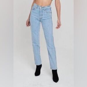 REVICE Light Blue Straight Leg Women's Jeans